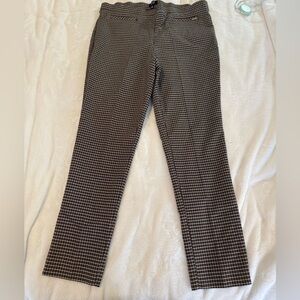 Jones New York Brown Checkered Pants